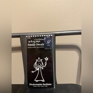 Plaid Me & My Peeps Family Decals Fairy Girl Vinyl Car Window Sticker NEW